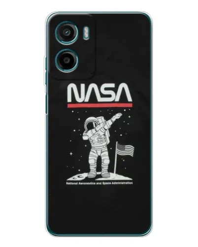 Чехол для HMD Vibe2 с картинкой «NASA — шагаем по Луне»
