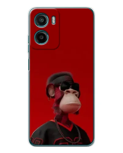 Чехол для HMD Vibe2 с картинкой «Bored Ape в красном»