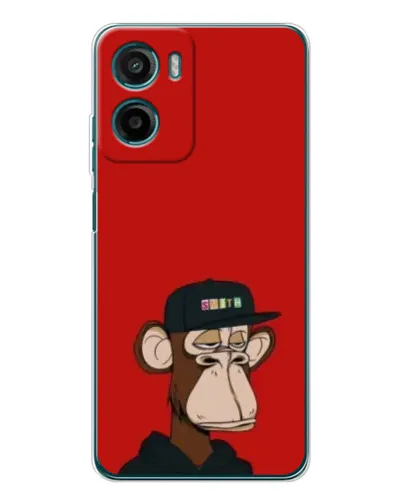 Чехол для HMD Vibe2 с картинкой «Bored Ape — красный фон»