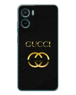 Чехол для HMD Vibe2 с картинкой «Золотой логотип Gucci»