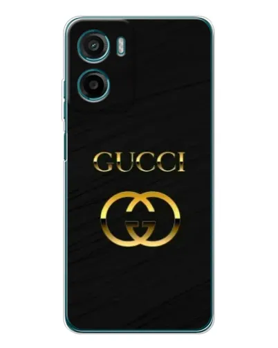 Чехол для HMD Vibe2 с картинкой «Золотой логотип Gucci»