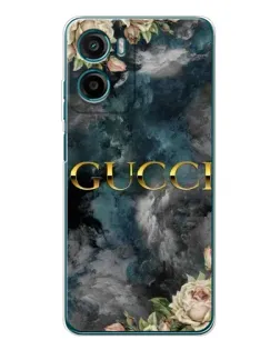 Чехол для HMD Vibe2 с картинкой «Абстрактные цветы Gucci»