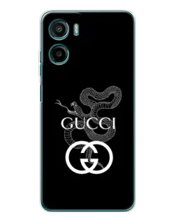 Чехол для HMD Vibe2 с картинкой «Gucci — серебряная змея»