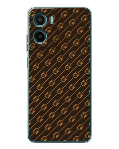 Чехол для HMD Vibe2 с картинкой «Gucci — золотые диагонали»
