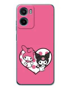 Чехол для HMD Vibe2 с картинкой «Kuromi и My Melody»