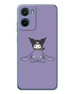 Чехол для HMD Vibe2 с картинкой «Kuromi на лиловом фоне»