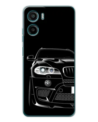 Чехол для HMD Vibe2 с картинкой «Темный силуэт BMW»