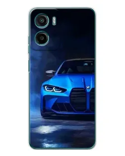 Чехол для HMD Vibe2 с картинкой «Голубая BMW M4»