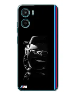 Чехол для HMD Vibe2 с картинкой «Силуэт BMW в темноте»