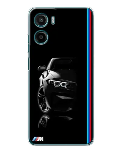Чехол для HMD Vibe2 с картинкой «Силуэт BMW в темноте»