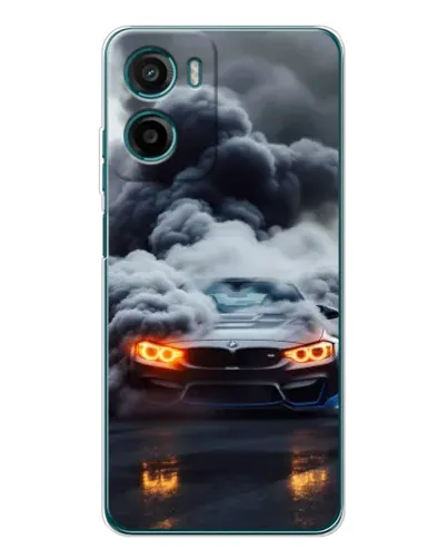 Чехол для HMD Vibe2 с картинкой «BMW в дыму»