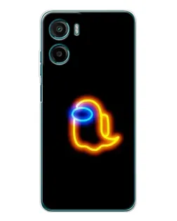 Чехол для HMD Vibe2 с картинкой «Among Us неоновое сияние»