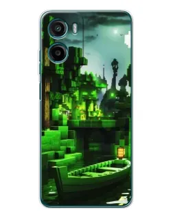 Чехол для HMD Vibe2 с картинкой «Minecraft лесной пейзаж»