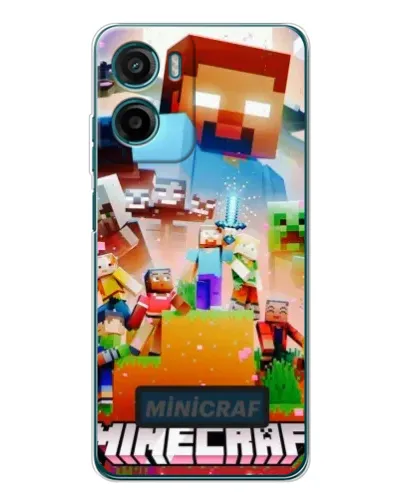 Чехол для HMD Vibe2 с картинкой «Minecraft герои игры»