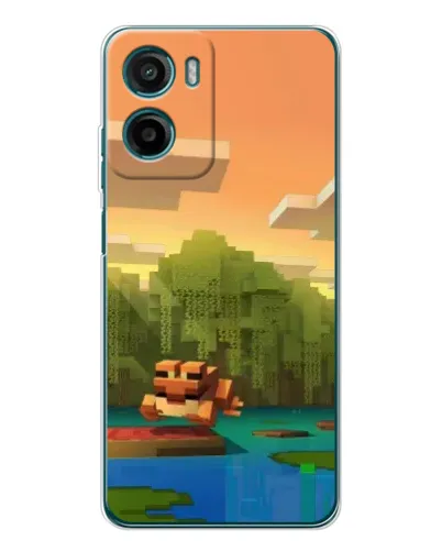Чехол для HMD Vibe2 с картинкой «Майнкрафт закат солнца»