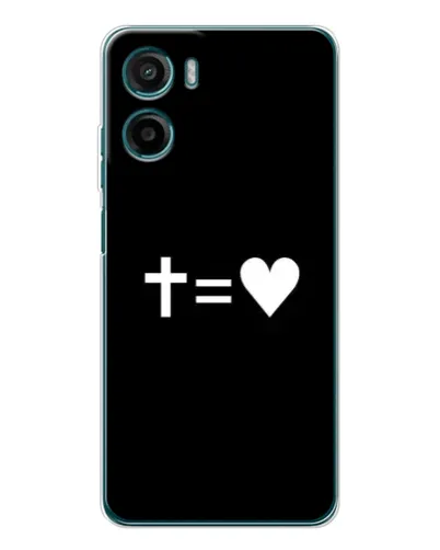 Чехол для HMD Vibe2 с картинкой «Крест и Сердце» Чехол для HMD Vibe2 с картинкой «Крест и Сердце»