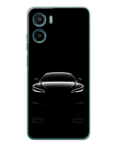 Чехол для HMD Vibe2 с картинкой «Силуэт Tesla Night»