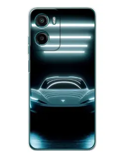 Чехол для HMD Vibe2 с картинкой «Tesla в неоне»