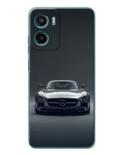 Чехол для HMD Vibe2 с картинкой «Mercedes на черном»