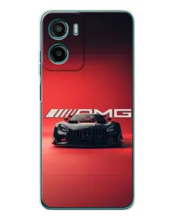 Чехол для HMD Vibe2 с картинкой «Mercedes AMG — красная линия»
