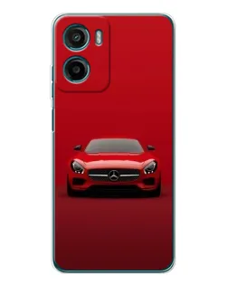 Чехол для HMD Vibe2 с картинкой «Красный Mercedes AMG»