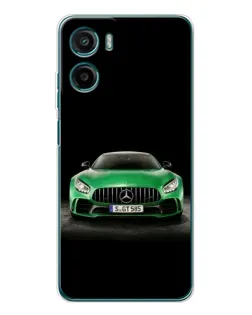 Чехол для HMD Vibe2 с картинкой «Mercedes — неоновый лого»