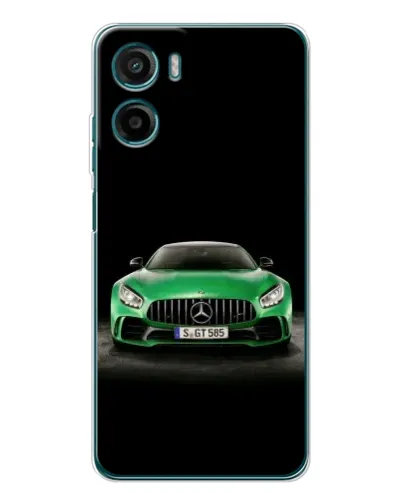 Чехол для HMD Vibe2 с картинкой «Mercedes — неоновый лого» Чехол для HMD Vibe2 с картинкой «Mercedes — неоновый лого»