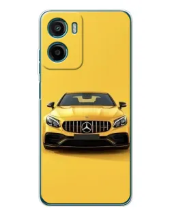 Чехол для HMD Vibe2 с картинкой «Желтый Mercedes GT»
