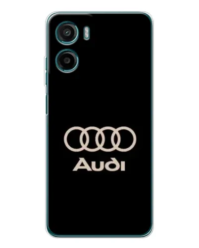 Чехол для HMD Vibe2 с картинкой «Audi — золотой логотип»