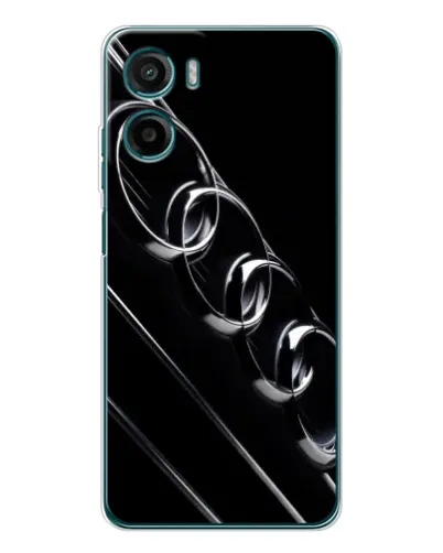 Чехол для HMD Vibe2 с картинкой «Audi — абстрактные кольца»