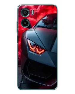 Чехол для HMD Vibe2 с картинкой «Lamborghini красное сияние»