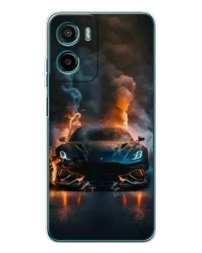 Чохол для HMD Vibe2 з картинкою «Lamborghini димна естетика»