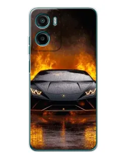Чохол для HMD Vibe2 з картинкою «Lamborghini у вогні»