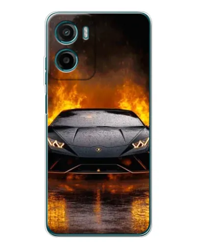 Чохол для HMD Vibe2 з картинкою «Lamborghini у вогні»