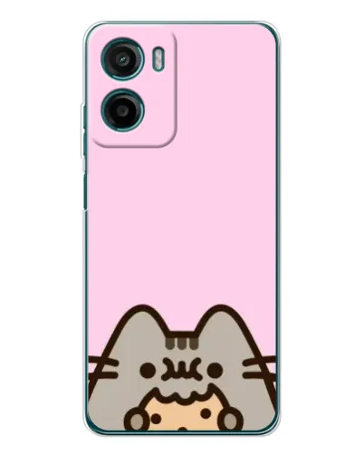 Чехол для HMD Vibe2 с картинкой «Pusheen и печенье»