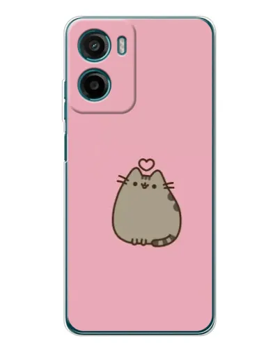 Чехол для HMD Vibe2 с картинкой «Pusheen сердце»
