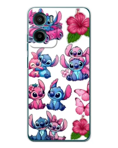 Чехол для HMD Vibe2 с картинкой «Стикеры Stitch и Angel»