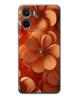 Чехол для HMD Vibe2 с картинкой «Оранжевый макро цветок»