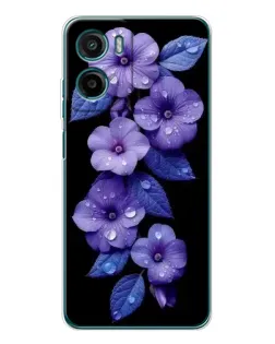 Чехол для HMD Vibe2 с картинкой «Фиолетовые цветы с росою» Чехол для HMD Vibe2 с картинкой «Фиолетовые цветы с росою»