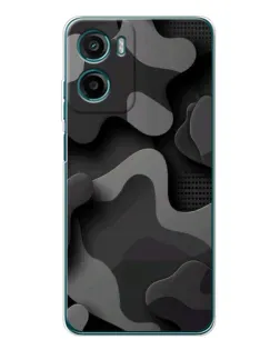 Чехол для HMD Vibe2 с картинкой «Темный абстрактный камуфляж»