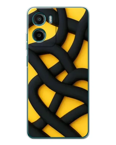 Чехол для HMD Vibe2 с картинкой «Черное желтое переплетение» Чехол для HMD Vibe2 с картинкой «Черное желтое переплетение»
