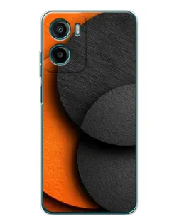 Чехол для HMD Vibe2 с картинкой «Геометрия оранжевых кругов»