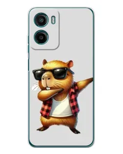 Чехол для HMD Vibe2 с картинкой «Капибара рэпер даб»