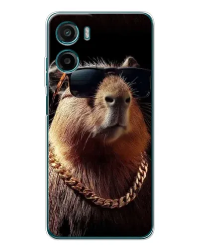 Чехол для HMD Vibe2 с картинкой «Капибара золотая цепь» Чехол для HMD Vibe2 с картинкой «Капибара золотая цепь»