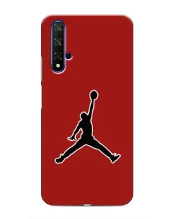 Чехол для Huawei Honor 20 с картинкой «Jordan Red Back»