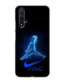 Чехол для Huawei Honor 20 с картинкой «Jordan Neon Blue»