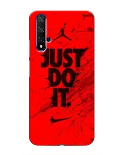 Чехол для Huawei Honor 20 с картинкой «Nike Just Do It»
