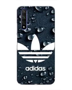 Чехол для Huawei Honor 20 с картинкой «Adidas Trefoil Blue»