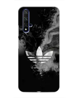 Чехол для Huawei Honor 20 с картинкой «Абстрактный дым Adidas»