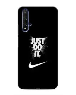 Чехол для Huawei Honor 20 с картинкой «Текстовый принт Nike»